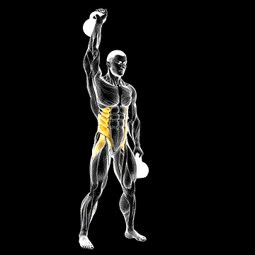 Kettlebell Double Windmill demonstration