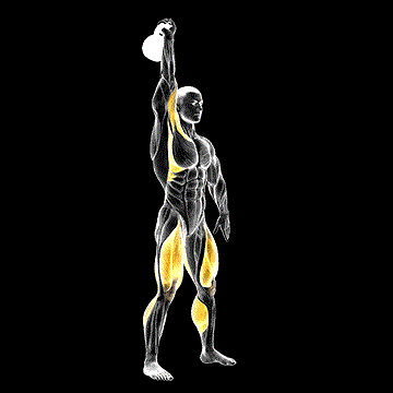 Kettlebell One-Arm Jerk demonstration