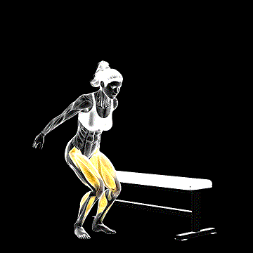 Lateral Box Jump demonstration