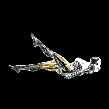 Lying Scissor Kick demonstration