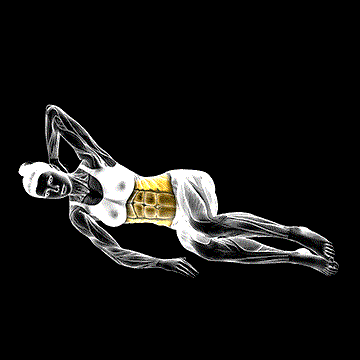 Side Sit-up demonstration