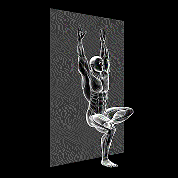 One-Leg Sit (Wall) demonstration