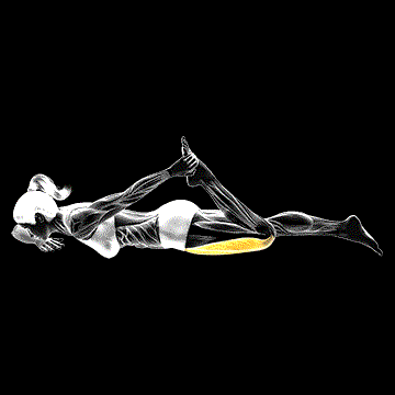 Quadriceps Lying Stretch demonstration