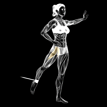 Band Standing Leg Raise demonstration