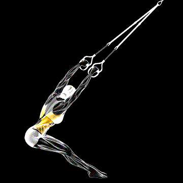 Suspender Lat Stretch demonstration
