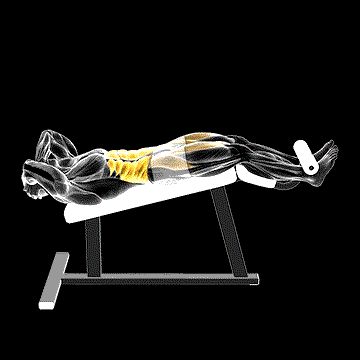 Incline Twisting Sit-up demonstration