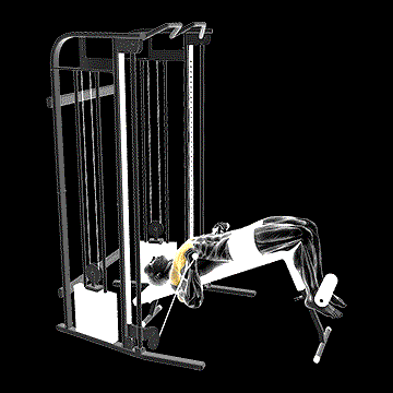 Cable Decline Press demonstration