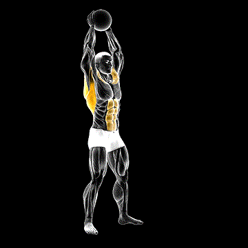 Medicine Ball Overhead Slam demonstration