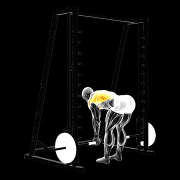 Smith Reverse Grip Bent-over Row demonstration