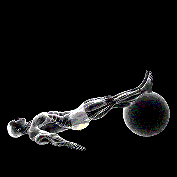 Exercise Ball One-Legged Diagonal Kick Hamstring Curl demonstration