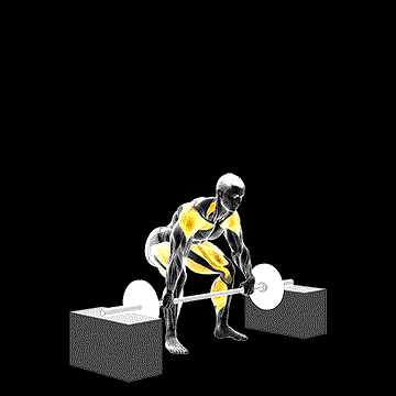Barbell Power Snatch From Blocks demonstration