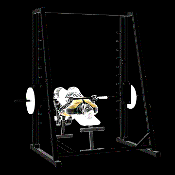 Smith Reverse Decline Close Grip Bench Press demonstration