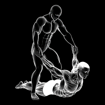 Assisted Pulling Arms in Prone Position Chest Stretch demonstration
