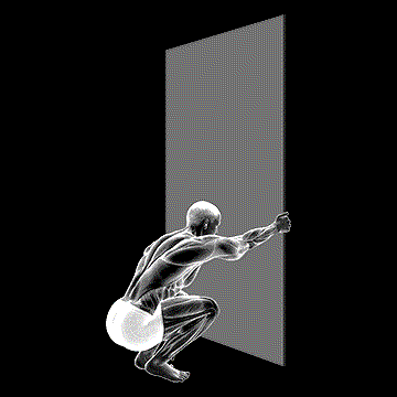 Reaching Upper Back Stretch demonstration