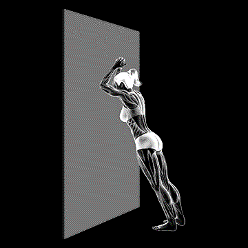 Calf Stretch Static Position demonstration