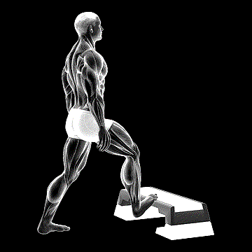 Standing Toe-Up Achilles Stretch demonstration