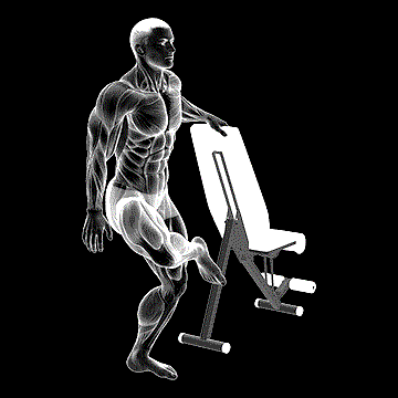 Standing Outer Hip Stretch demonstration