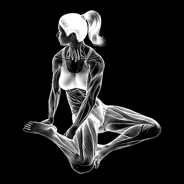 Sitting Rotational Hip Stretch demonstration