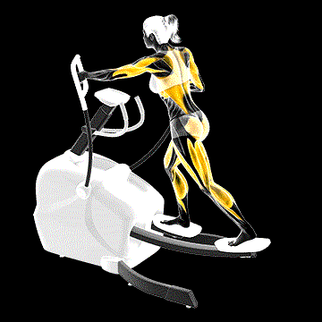 Elliptical Machine Skiing demonstration