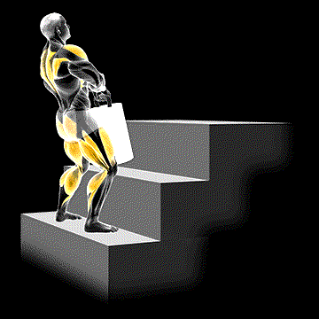 Strongman Power Stairs demonstration