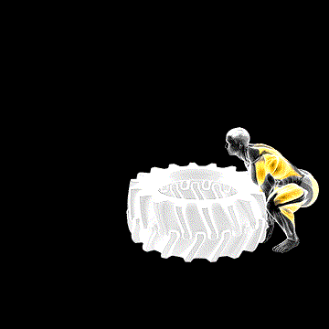 StrongMan Tire Flip demonstration