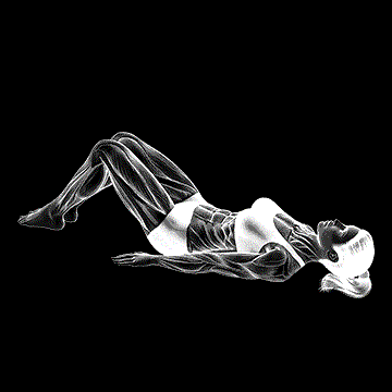 Pilates Leg Raise (Bent Knee) demonstration