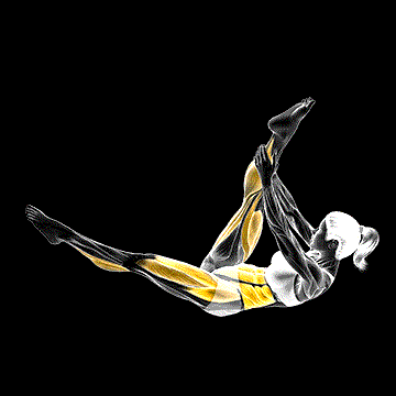 Pilates Single Straight Leg Stretch demonstration