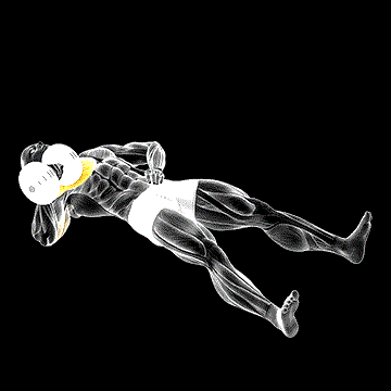 Dumbbell Alternating Floor Press demonstration