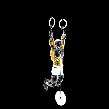 Weighted Muscle-up demonstration
