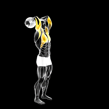 Medicine Ball Standing Overhead Throw demonstration