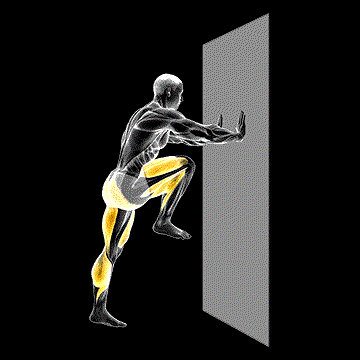 High Knee Against Wall demonstration