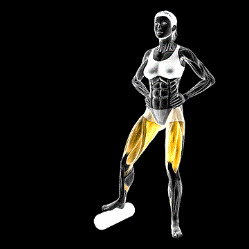Split Lateral Squat (w/ Roll) demonstration