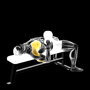 Kettlebell Bottom-Up One-Arm Bench Press demonstration