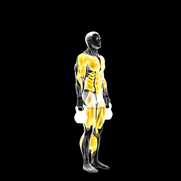 Kettlebell Burpee demonstration