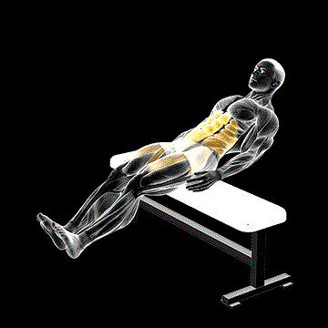 Seated Alternate Crunch demonstration