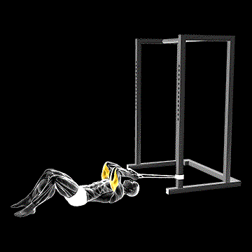 Band Lying Reverse-Grip Pressdown demonstration