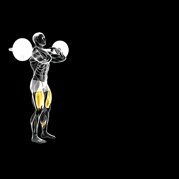 Barbell Front Rack Walking Lunge demonstration