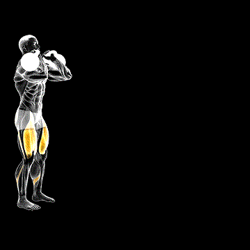Kettlebell Front Rack Walking Lunge demonstration
