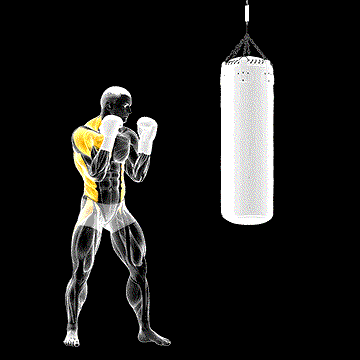 Boxing Right Cross demonstration