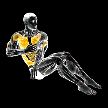 V Sit Cross Punch demonstration