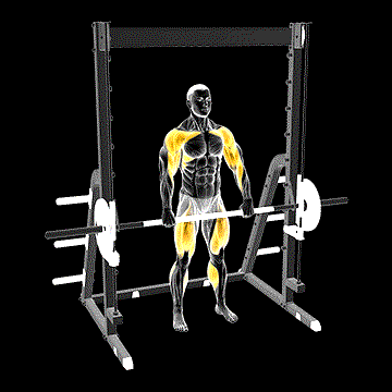 Smith Hang Clean demonstration