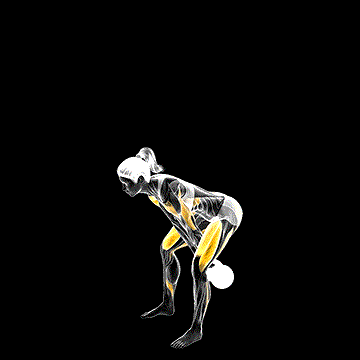 Kettlebell Swing Clean-Grip Front Squat Overhead Press demonstration
