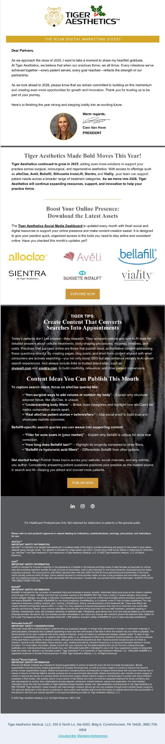 The Roar Digital Marketing Digest - December