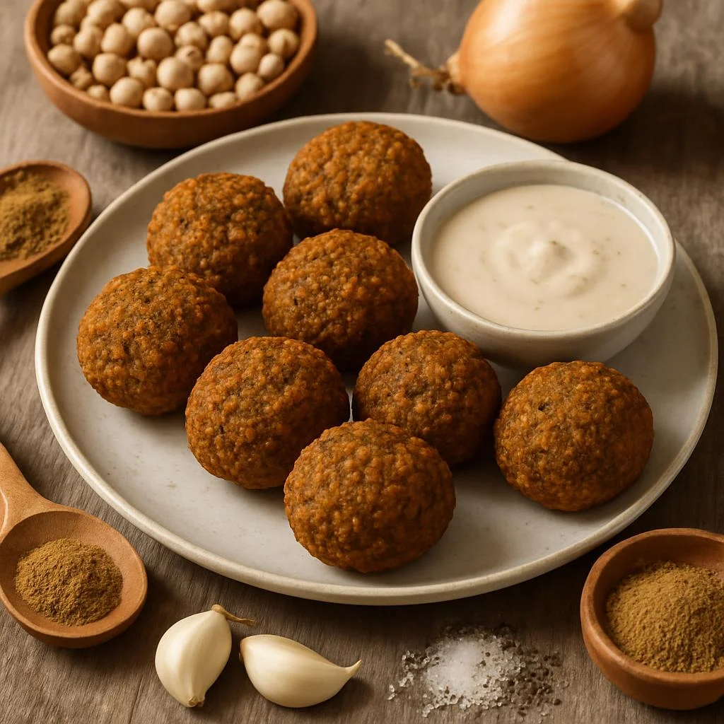Falafel mit Tahini-Sauce