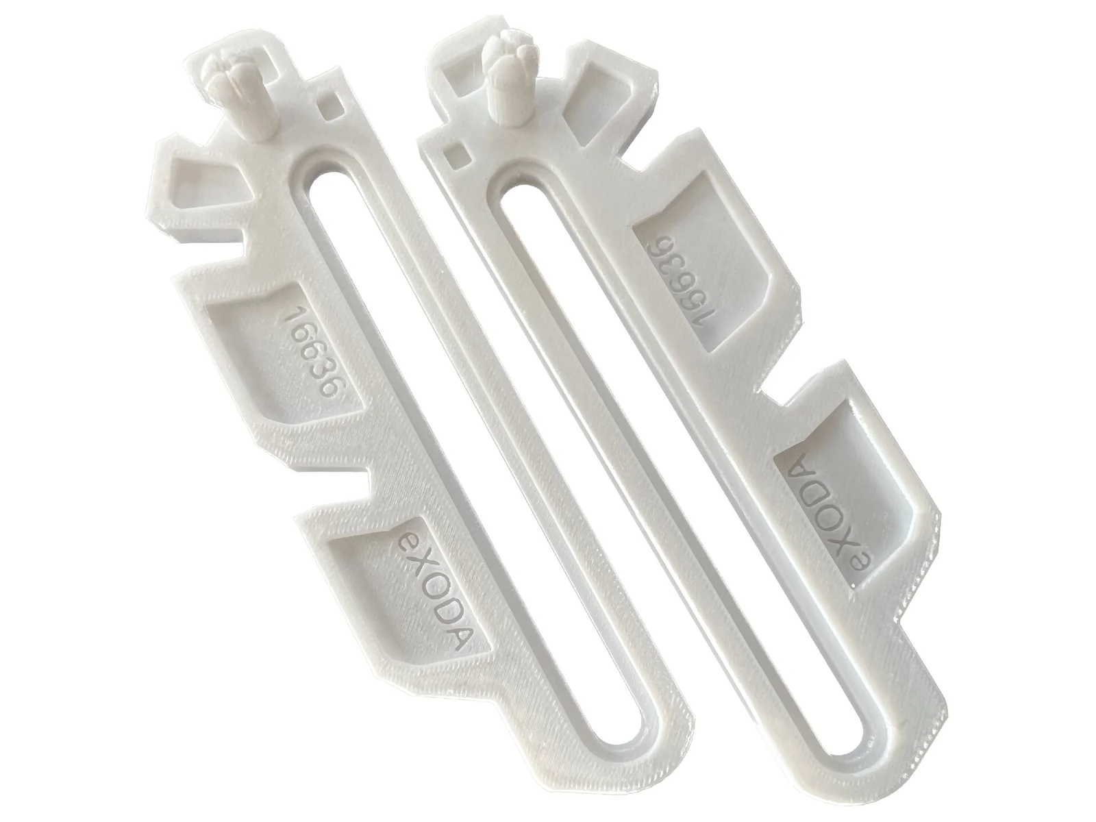 eXODA 2x Kippschere Set für MEA Kellerfenster 41 A 290 41 A 291 robuste Konstruktion Weiß