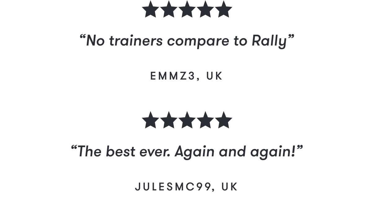 ''No Sneakers Compare To Rally''
