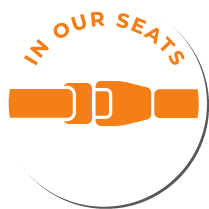 In our seats sticker