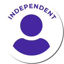 Independent sticker