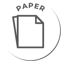 Paper sticker