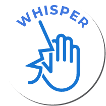 Whisper sticker